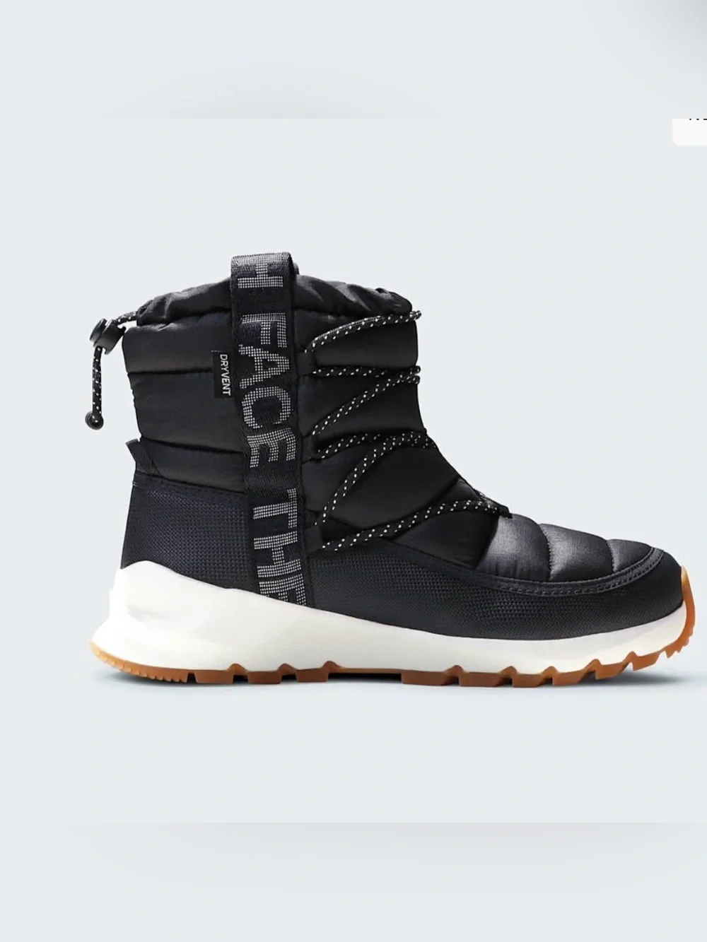 North Face Thermoball lace up winter boots, size 8